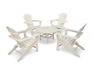 POLYWOOD South Beach 5-Piece Conversation Group - Sand